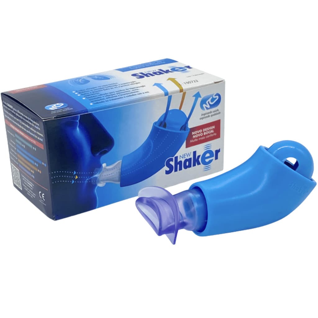 New Shaker - Aparelho Exercitador Respiratório Higiene Brônquica Expectorar Fisioterapia Exercício Pulmonar