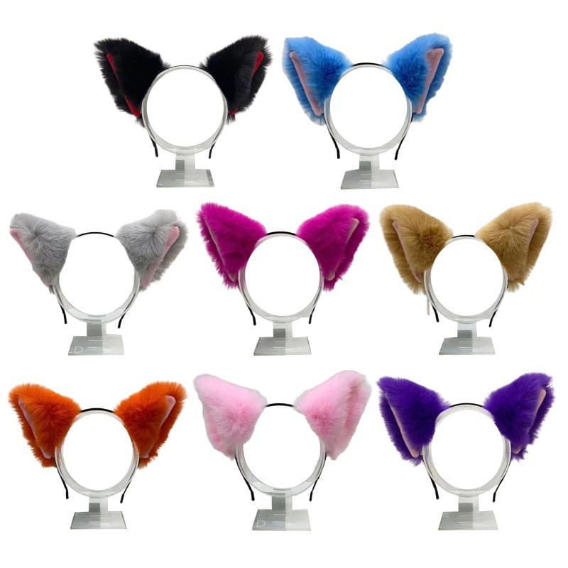 Tiara de Orelha de Gato Yishi para Festa, Acessório de Fantasia Cosplay