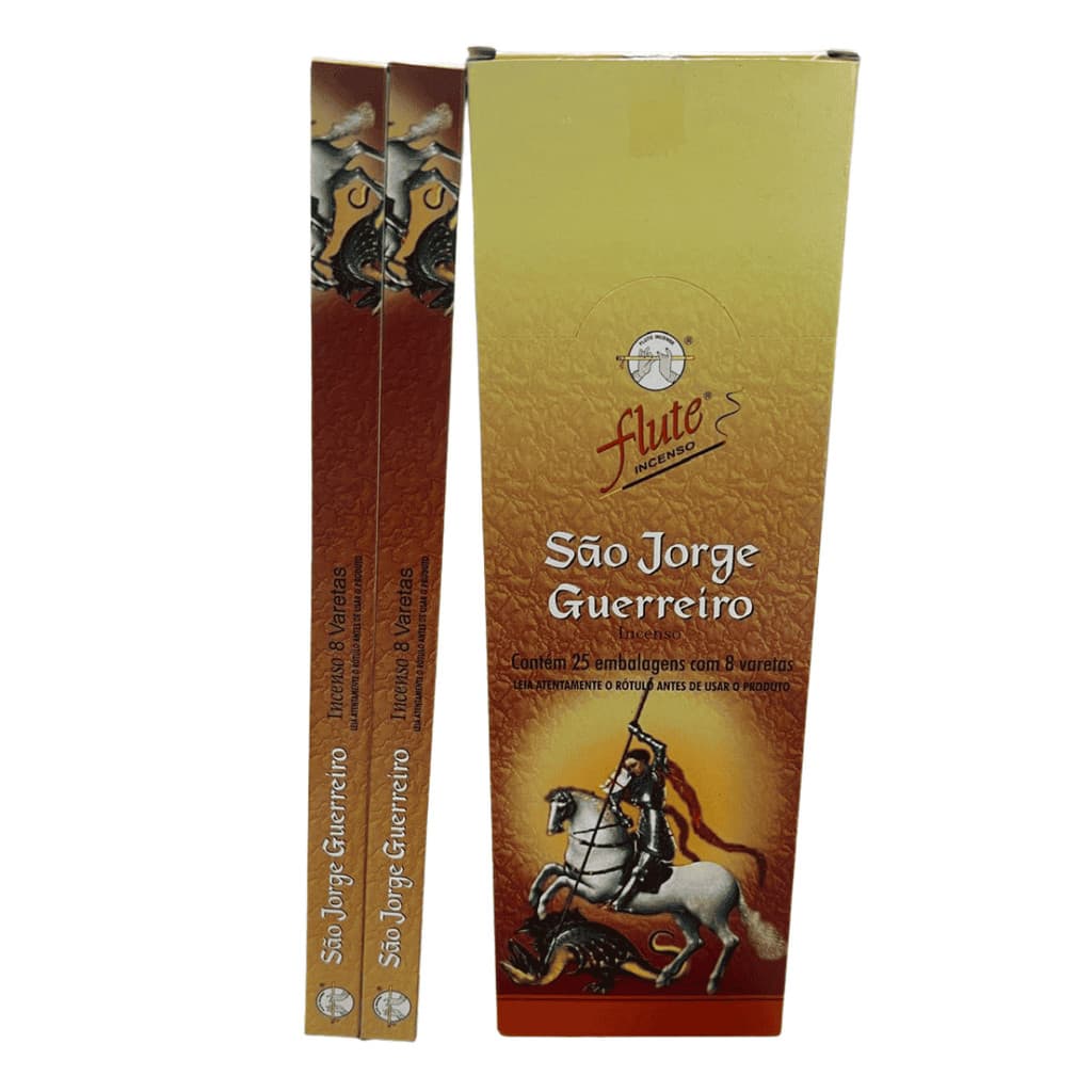 Incenso São Jorge Guerreiro Flute Cx Com 200 Varetas