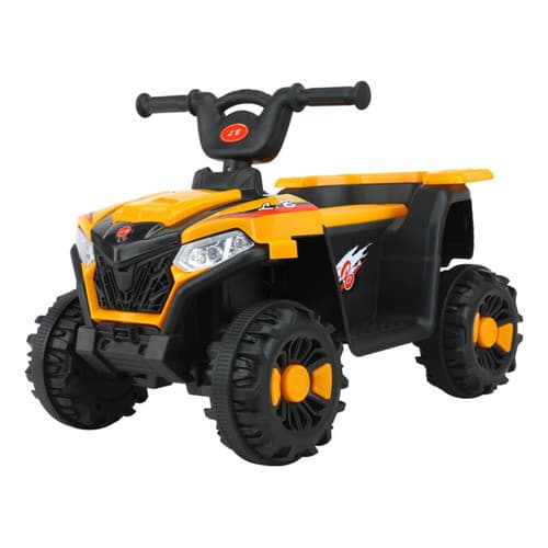 Quadriciclo Infantil Elétrico Marcha Frente e Ré Zippy Toys Laranja
