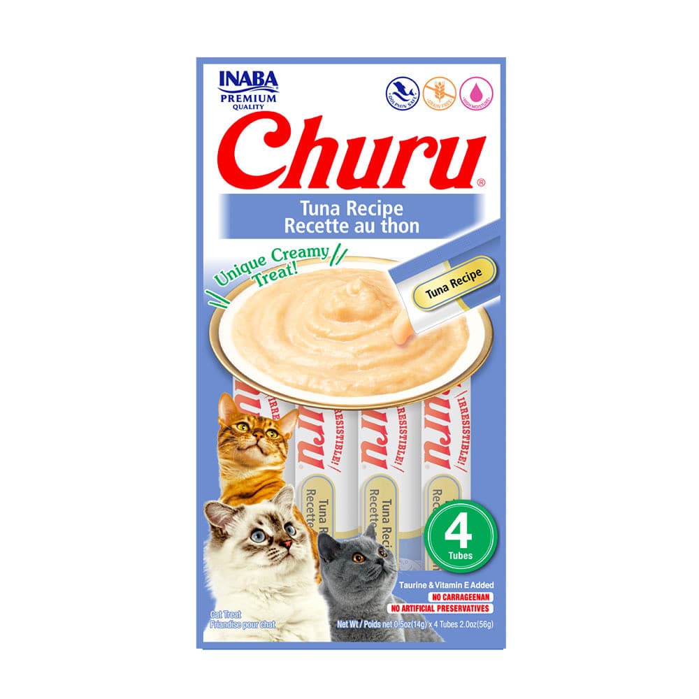 Churu Cremoso Atum para Gatos 56 g 4 Un.