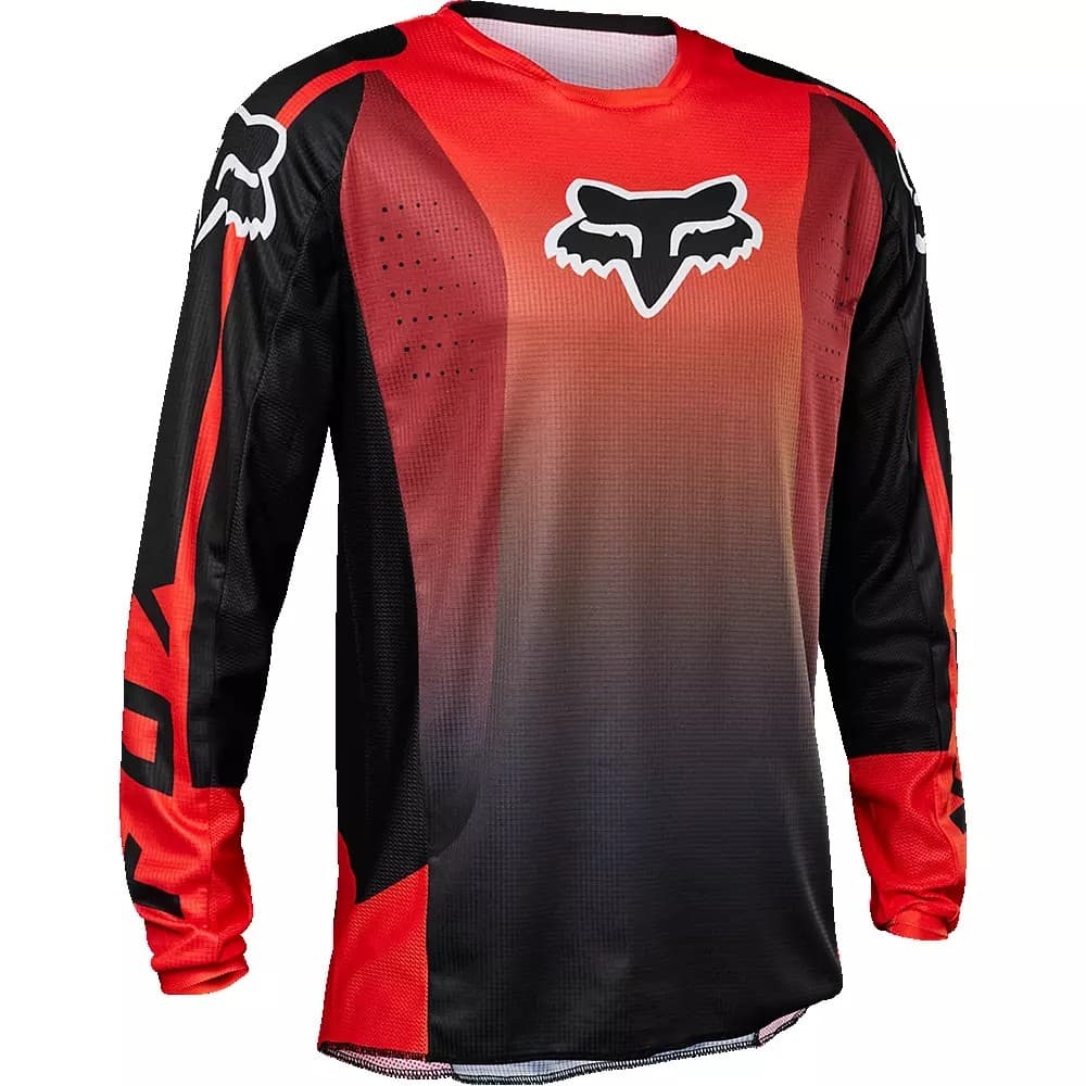 Em Estoque COD Motocross MTB Racing Jersey Manga Longa Downhill Respirável Equitação Camisa Conforto Fit166