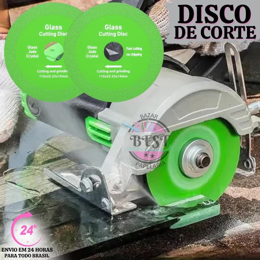 Disco Corte Vidro Espelho Porcelanato Fino P/ Makita E Esmerilhadeira 6 Em 1 Disco De Corte Diamante