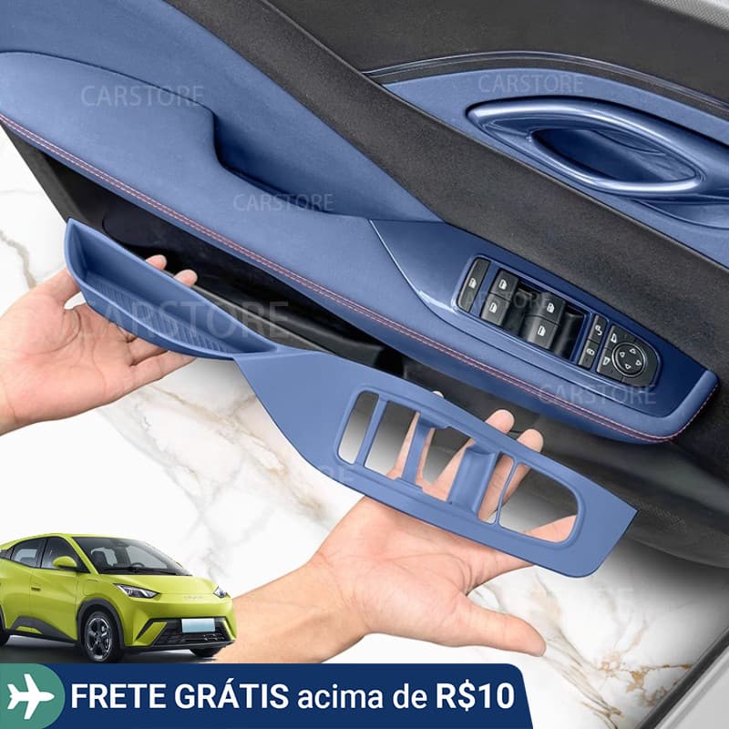 BYD Dolphin Mini Painel De Elevação Colorido Original Do Carro Almofada Silicone Porta Elevador Janela Botão Proteção