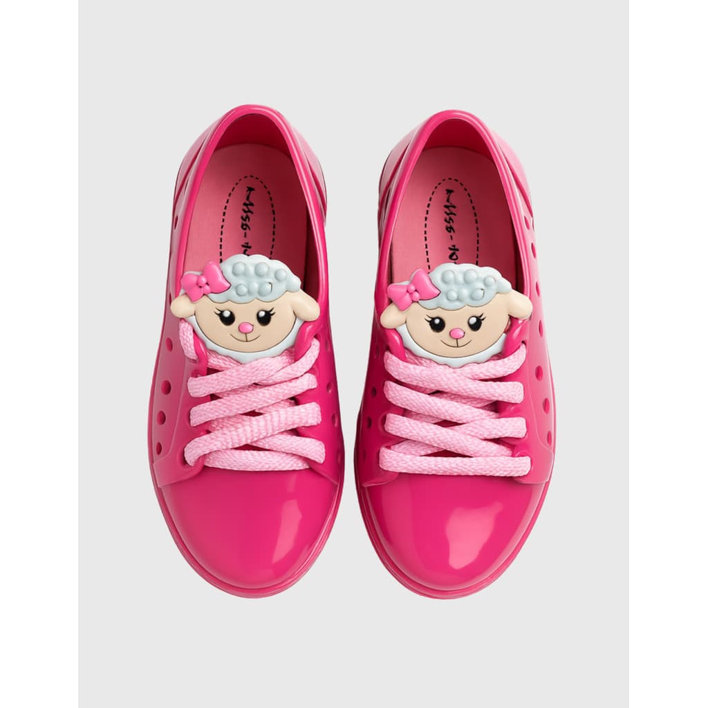 Tênis Infantil Rosa Feminino Ovelha Conforto Estilo Divertido Leve Menina Miss Miss