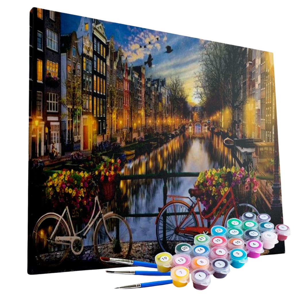 Kit Pintura Terapêutica - Canais de Amsterdam