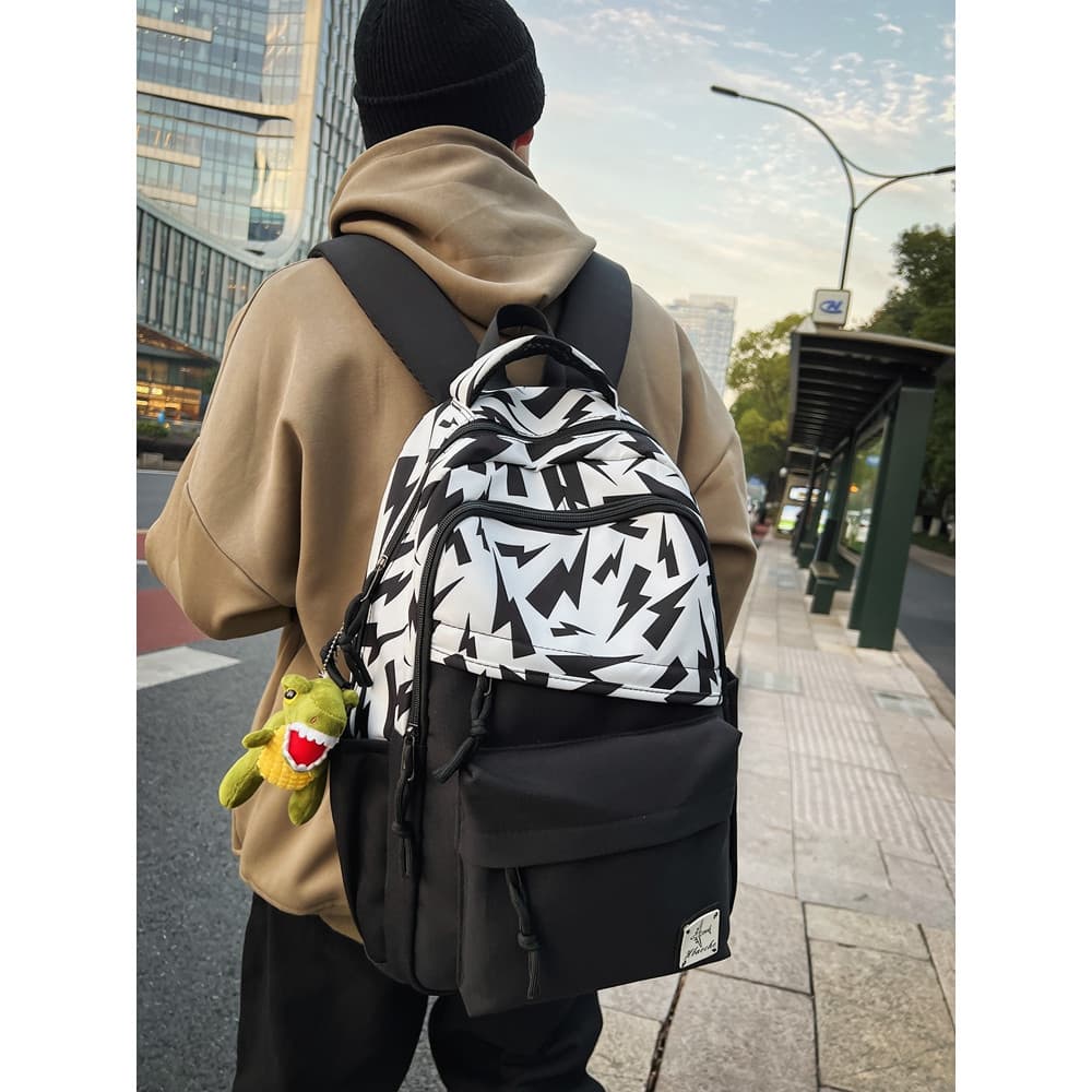 Americano na moda high Street mochila meninos estudantes do ensino médio 2026 novo estilo mochila de alto valor mochila