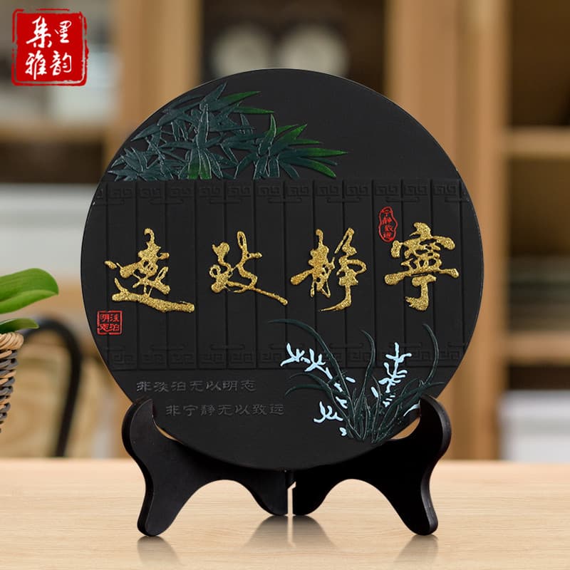 Escultura em carbono Decorações para casa Decorações para casa Escultura em carbono Presentes de negócios Armários de TV