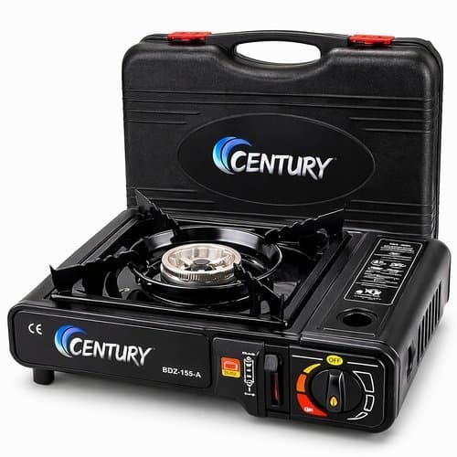 Fogareiro Portatil Compacto Pratico Camping Cozinha Churrasco Transporte Fácil