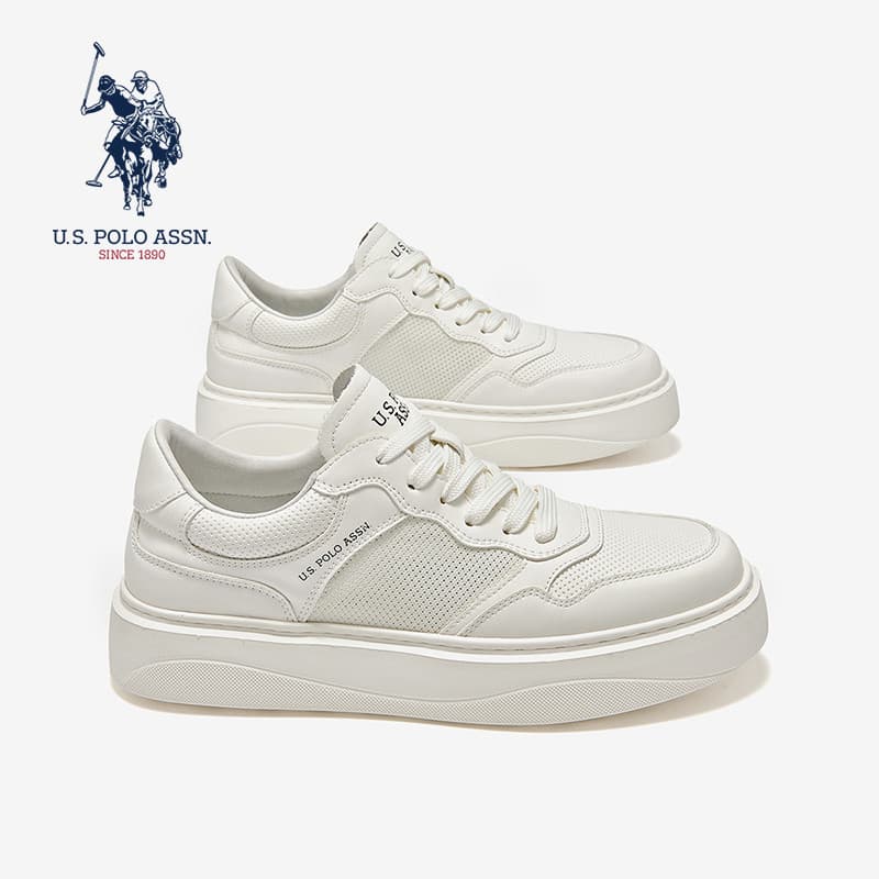 USPA oficial loja principal sapatos brancos masculinos outono 2025 novo estilo refrescante respirável tênis esportivos c