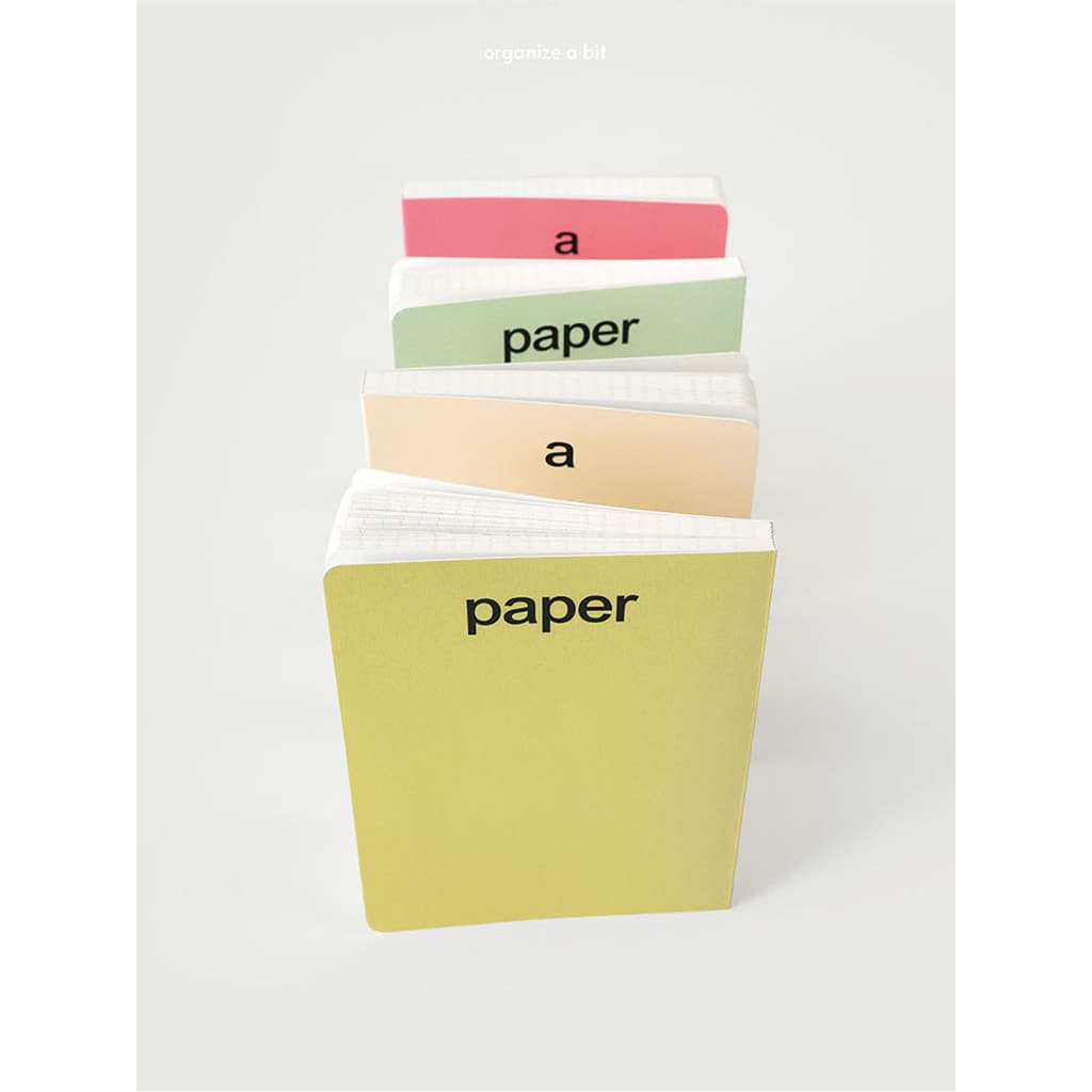 Coreia coreia OAB simples portátil grade bloco de notas ins estudante notas em branco manual leitura inspiração cópia di