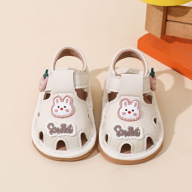 Bonito dos desenhos animados da criança sandálias verão sola macia antiderrapante bebê chamando sapatos bebê Velcro meni