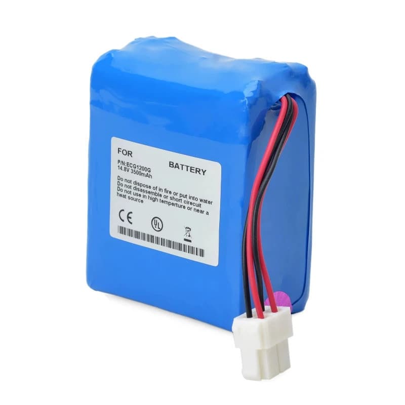 Bateria Recarregável Do Eletrocardiograma ECG-1200G 14.4V 4000mAh