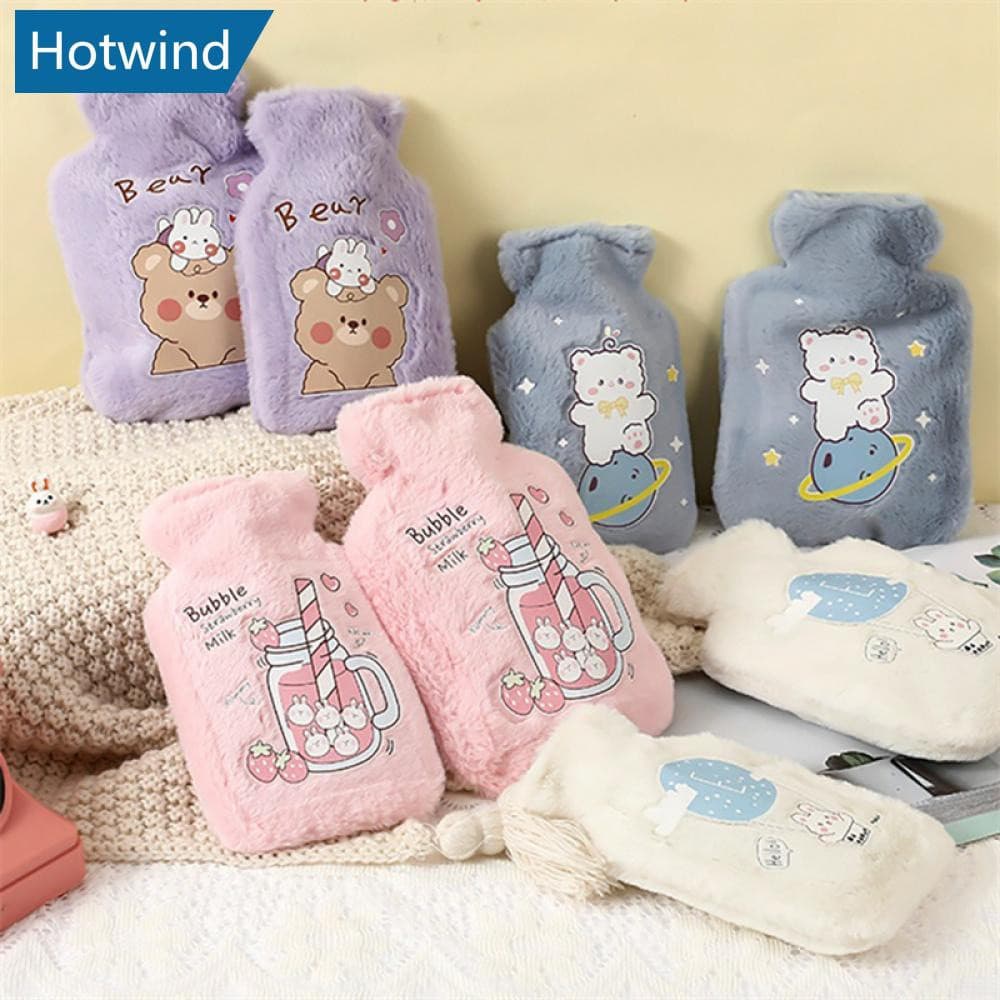 HW 250ml/500ml/750ml Saco De Água Quente Para Garrafas Mini Aquecedor De Barriga Portátil De Inverno Reutilizável C5V8