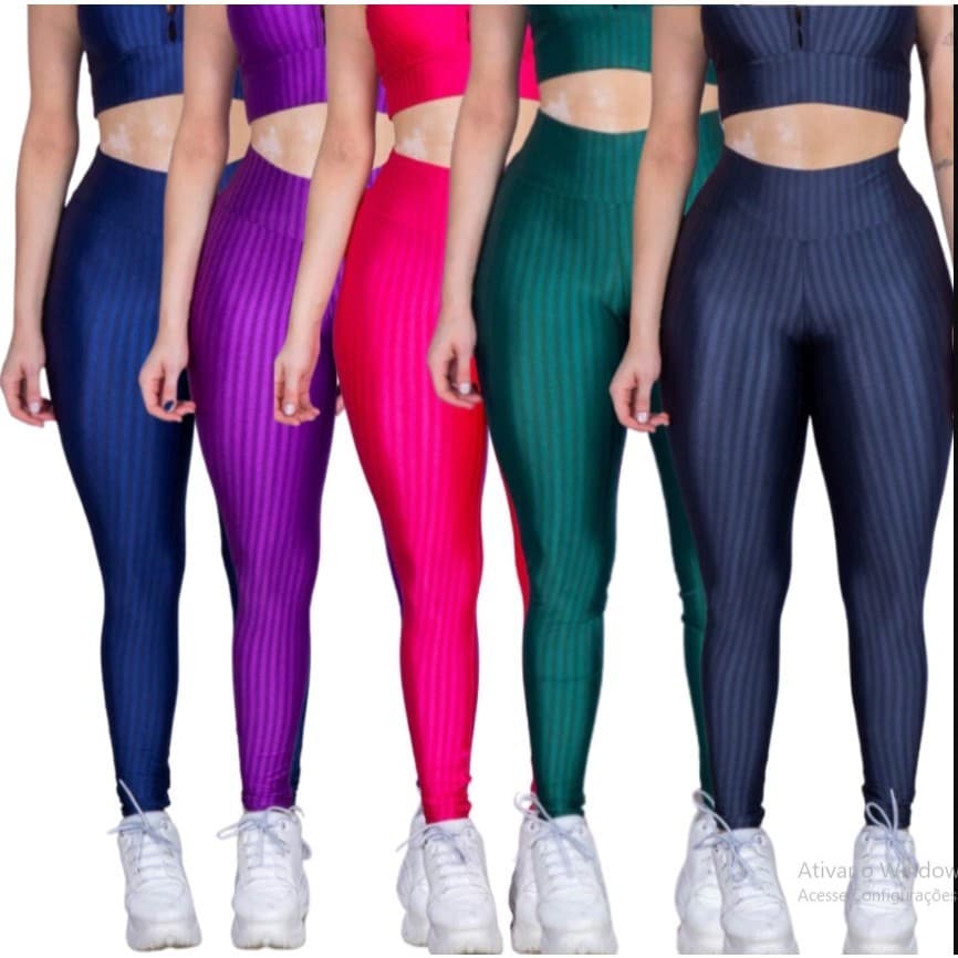 Calça Leg Legging 3D Feminina Academia Caminhada Levanta Bumbu