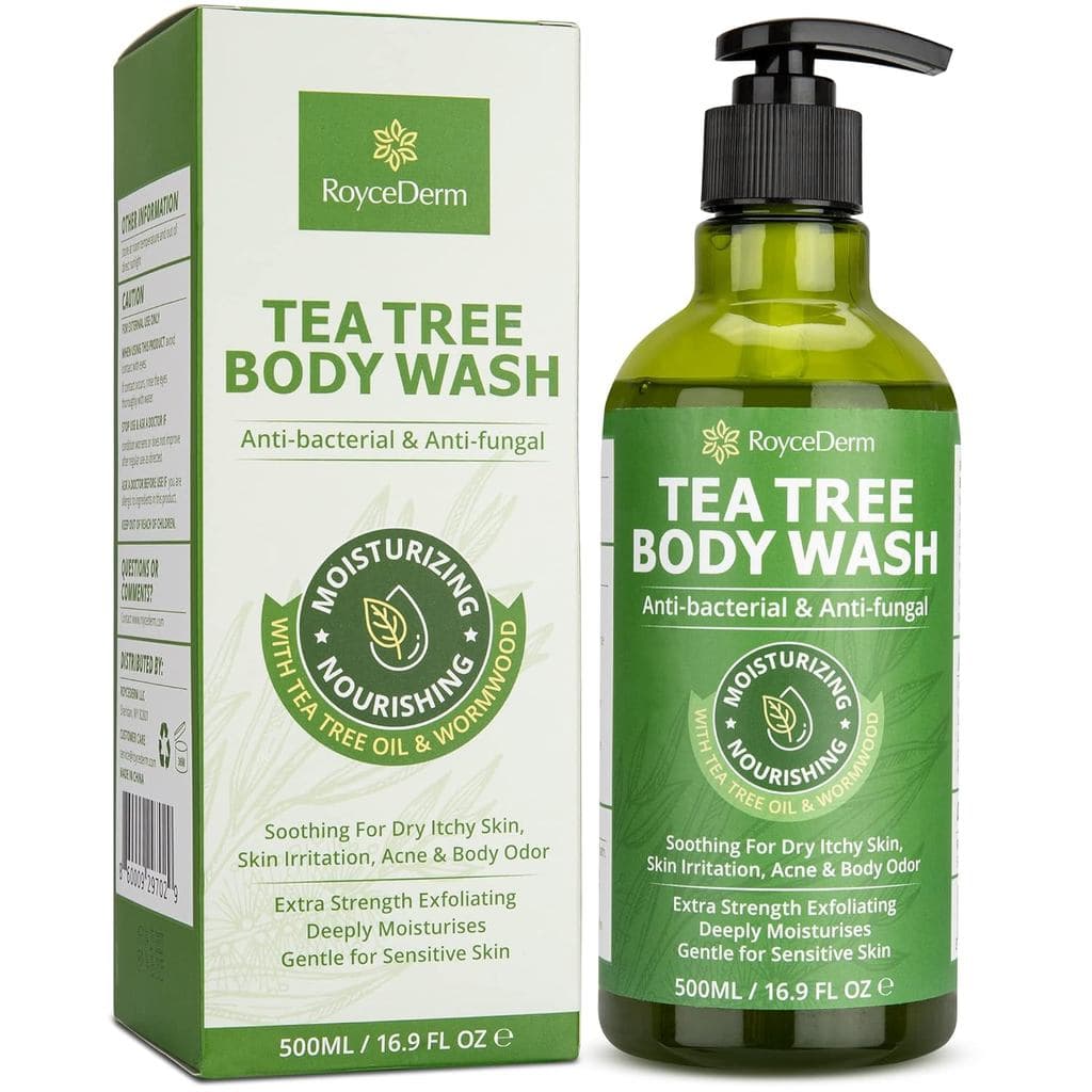 Sabonete Líquido e Sabonete em Barra Roycederm Tea Tree T6KZ