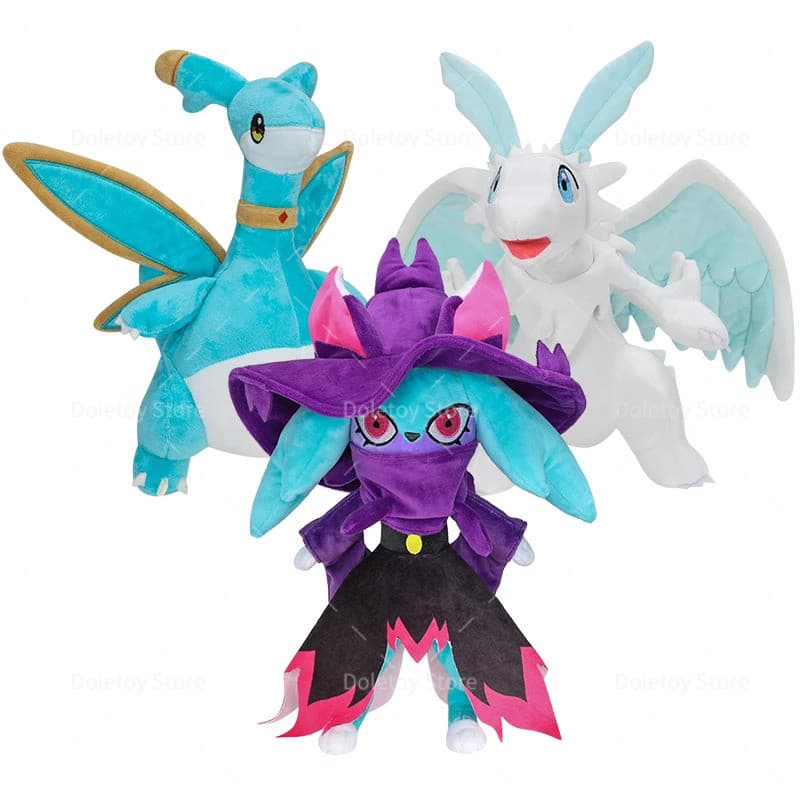 Novos Brinquedos de Pelúcia Palworld Anime Katress Quivern Elphidran Bonecos de Pelúcia Macios para Coleção Dragão Fofo