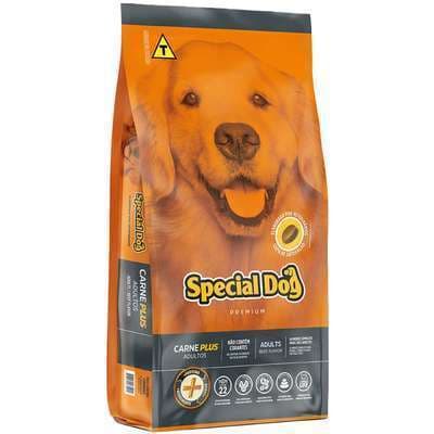 Ração Special Dog 15Kg Carne Plus Adulto - Ração Para Cachorro Premium Especial 15Kg