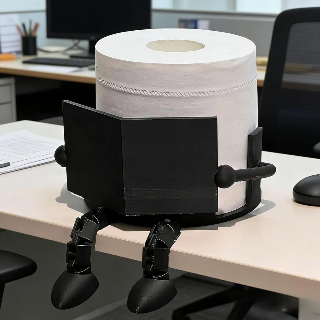 Suporte Criativo para Papel Higiênico, Suporte Engraçado para Papel Higiênico, Dispensador de Rolos de Papel Higiênico F