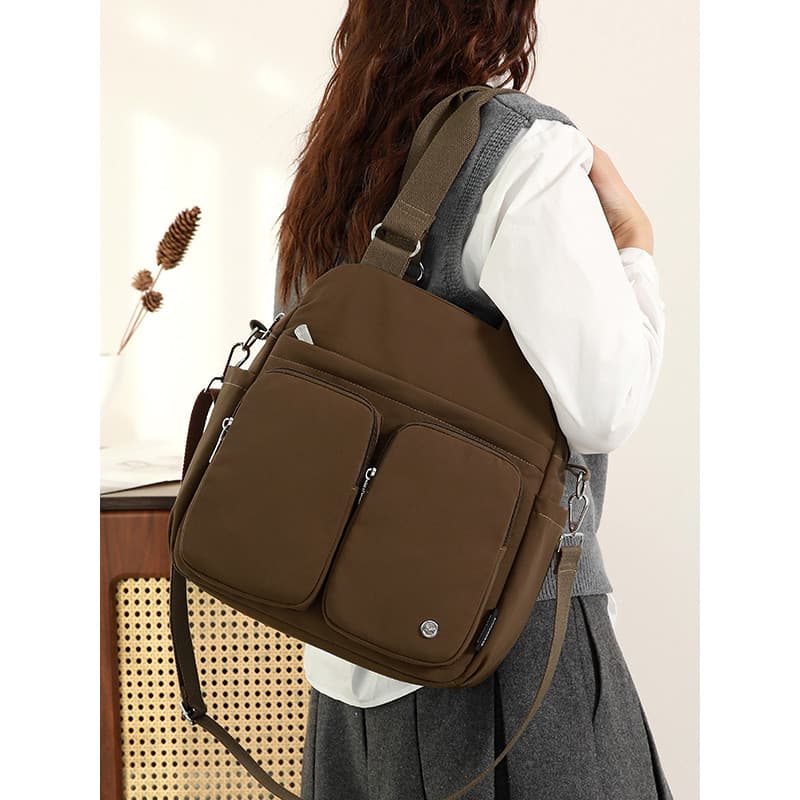 2026 novo estilo sacola Multi-bolso saco do mensageiro bolsa feminina grande capacidade Casual All-Match One-S