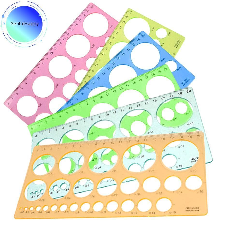 GentleHappy 1X Kit De Ferramentas De Modelo De Régua De Quilling Tamanho Circular Papel Origami Acolchoado Criar DIY br
