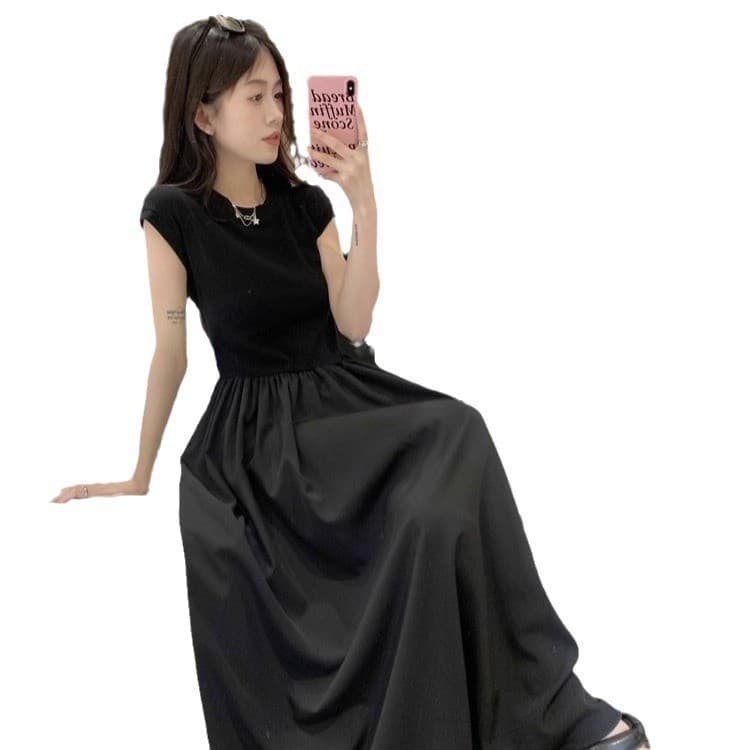 [Estilo Elegante] JC-26SS Vestido Longo/Casual/Moda Feminina/Diário/Verão/Estilo Romântico