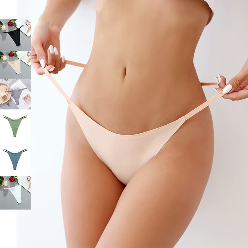 Kit 3/6/12 Calcinhas Tanga Fio Dental Sem Costura - Conforto & Discreto