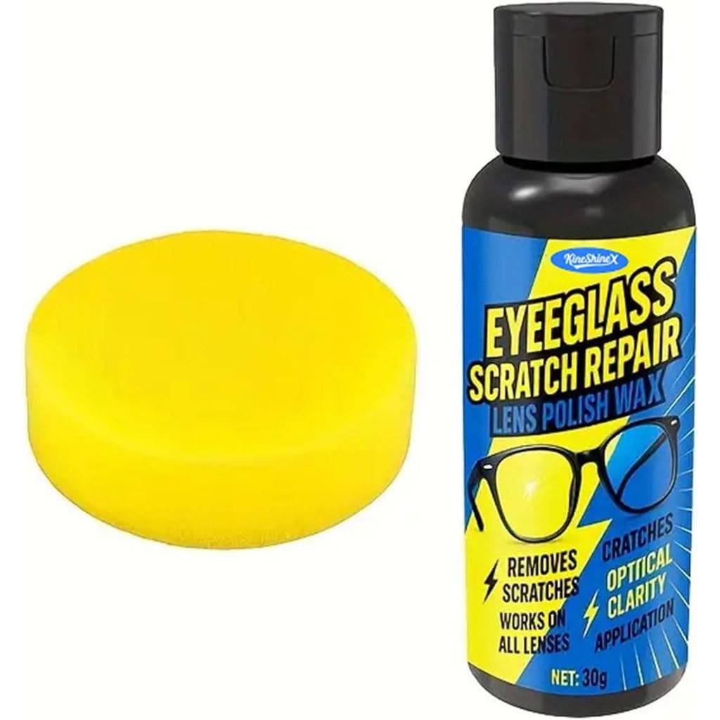 Removedor de Arranhões para Lentes de Óculos, Agente de Reparação de Arranhões para Óculos, Spray Limpador de Lentes par