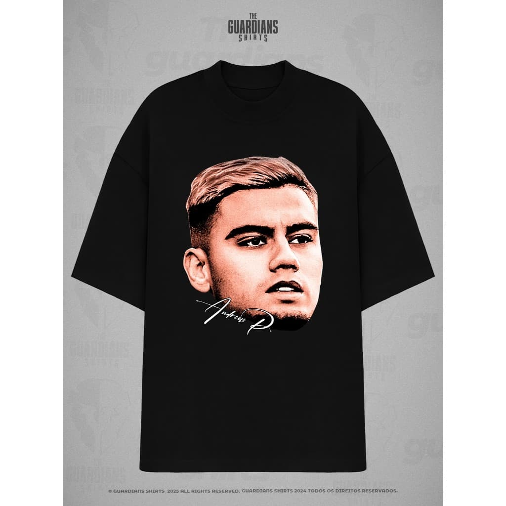 Camiseta Andreas Pereira Bootleg 100% Algodão