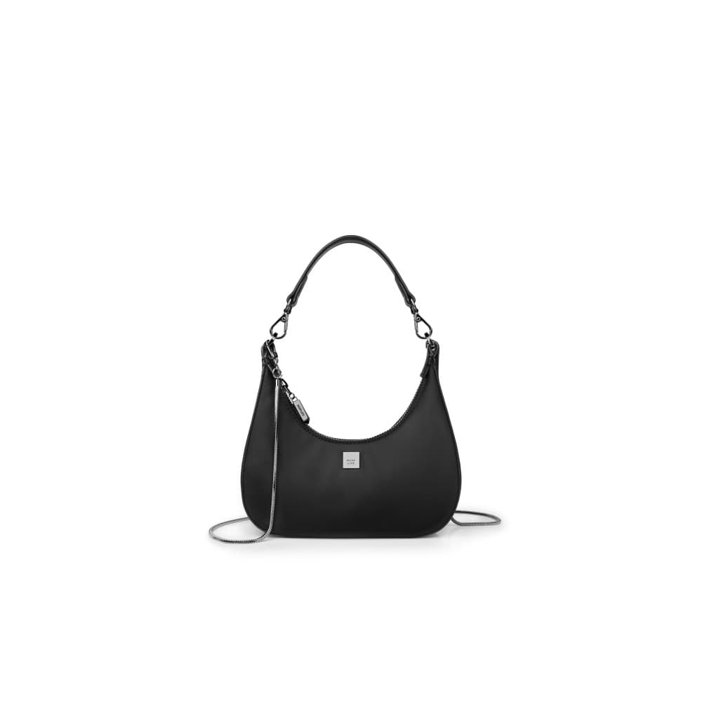INJOYLIFE Bolsa para axilas Mini bolsa de Nylon Bolsa feminina de ombro mensageiro com corrente HOBO