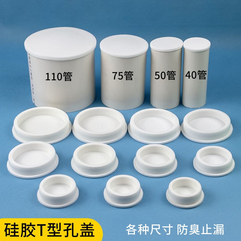 Plugue de vedação de Silicone esgoto dreno de chão desodorante buraco capa 50 tubo PVC tubo vedação capa piscina à prova