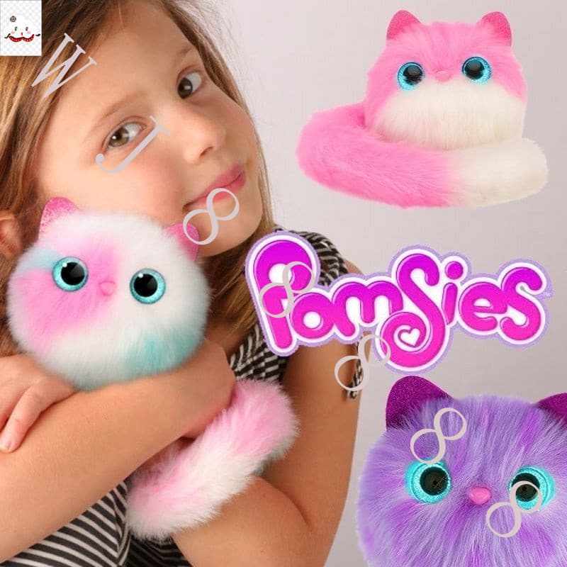 pomsies Gato Surpresa Das Crianças Pet Novidade Inteligente Bonito De Estimação Menina De Brinquedo De Pelúcia Presente