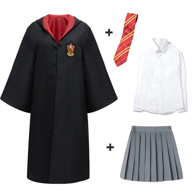 Uniforme Escolar Adulto Crianças Hufflepuff Sabrina Fantasia Hermione 2814