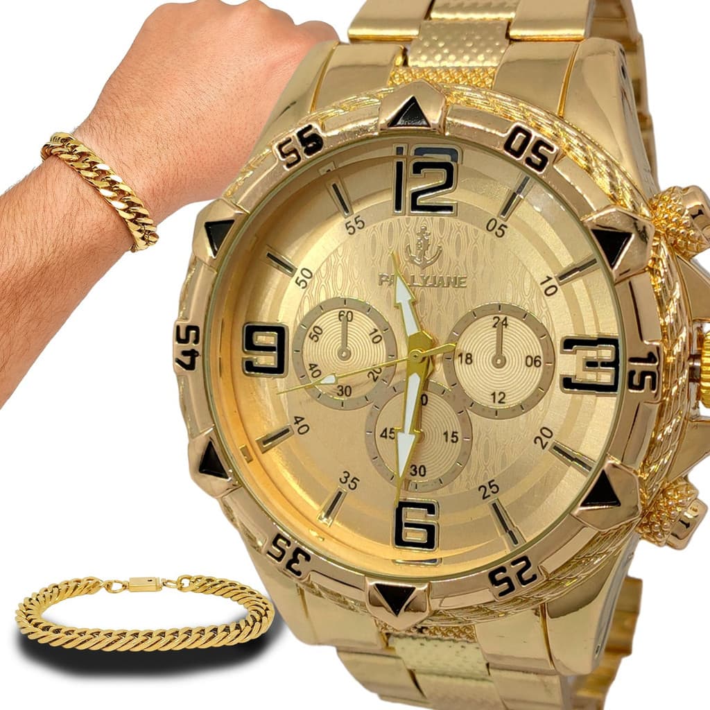 Relógio Masculino Original Barato Lançamento + Pulseira