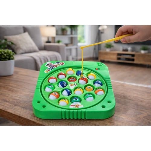 Brinquedo Pega Peixe Colorido Interativo Coordenacao Motora Criatividade Infantil