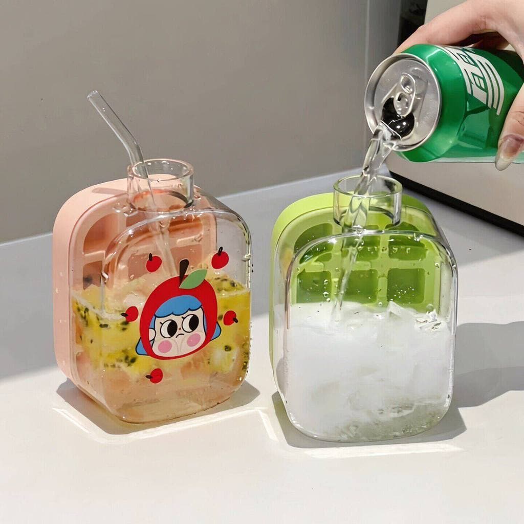 Copo de bandeja de gelo de verão vem com molde de cubo de gelo congelado imprensa doméstica caixa de gelo de qualidade a