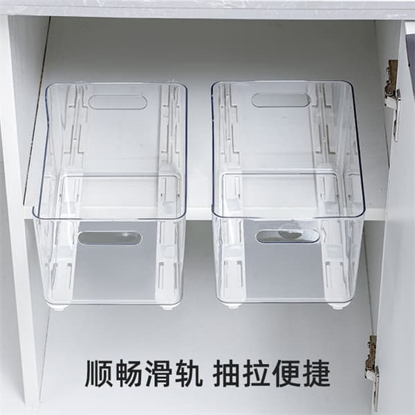 Caixa de armazenamento de armazenamento de cozinha doméstica cesta de armazenamento armário gaveta Desktop caixa de orga