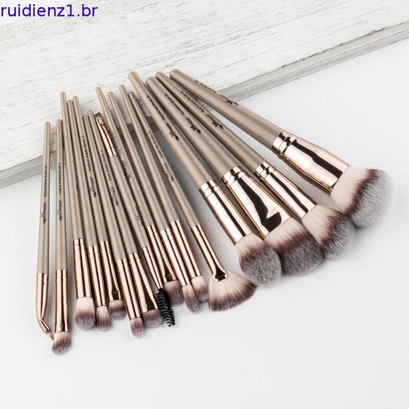 Conjunto de Pincéis de Maquiagem MAANGE 23 Peças, Pincéis de Maquiagem Sintéticos Premium, Pincéis Profissionais para Pó