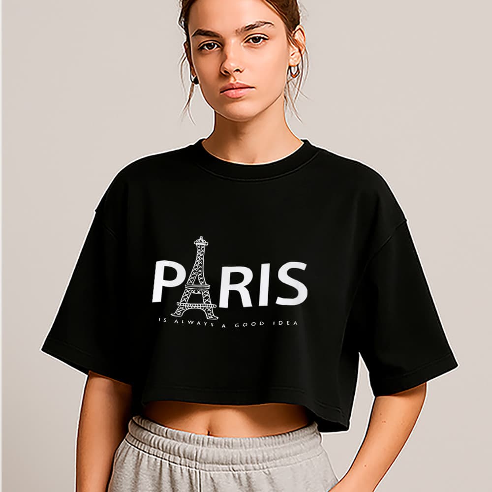 Cropped Oversized Paris Is Always A Good Idea Tumblr