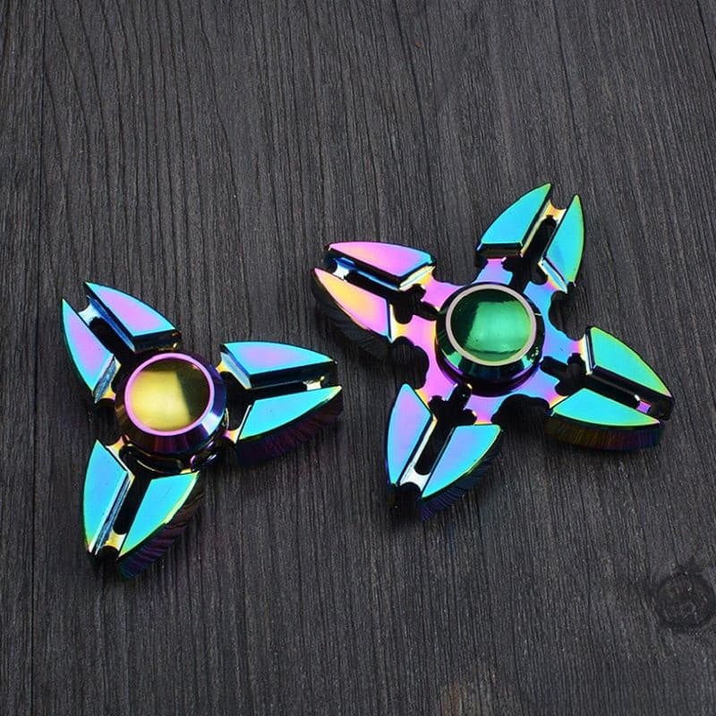 Hand Spinner Liga de zinco Metal Giroscópio Mão Top Spinner Brinquedos Rainbow Brinquedos Presente de Natal Adulto Crian