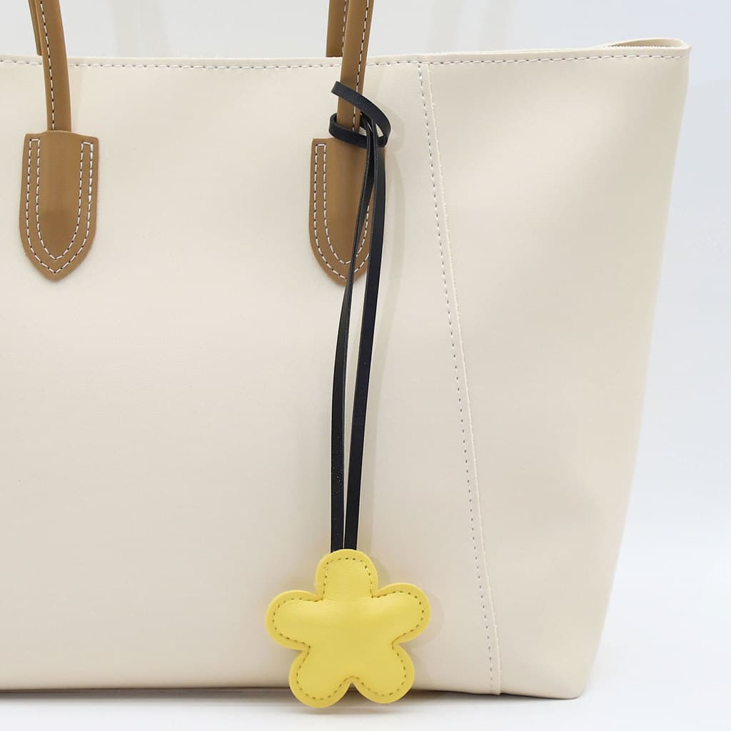 Estilo criativo flor amor bolsa de couro pingente diy acessórios bonito carro pingente chaveiro jóias/6.17