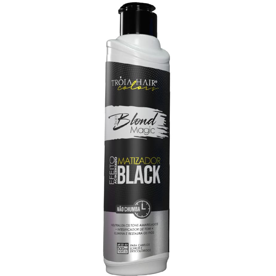 Troia Blond Magic Black Efeito Acinzentado - Máscara Matizadora 500ml
