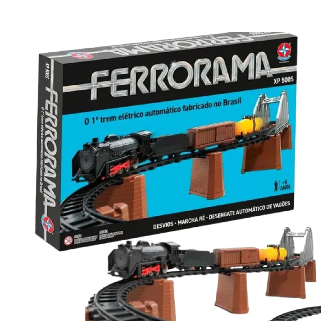 Brinquedo Pista Ferrorama Xp 500s Retro Estrela