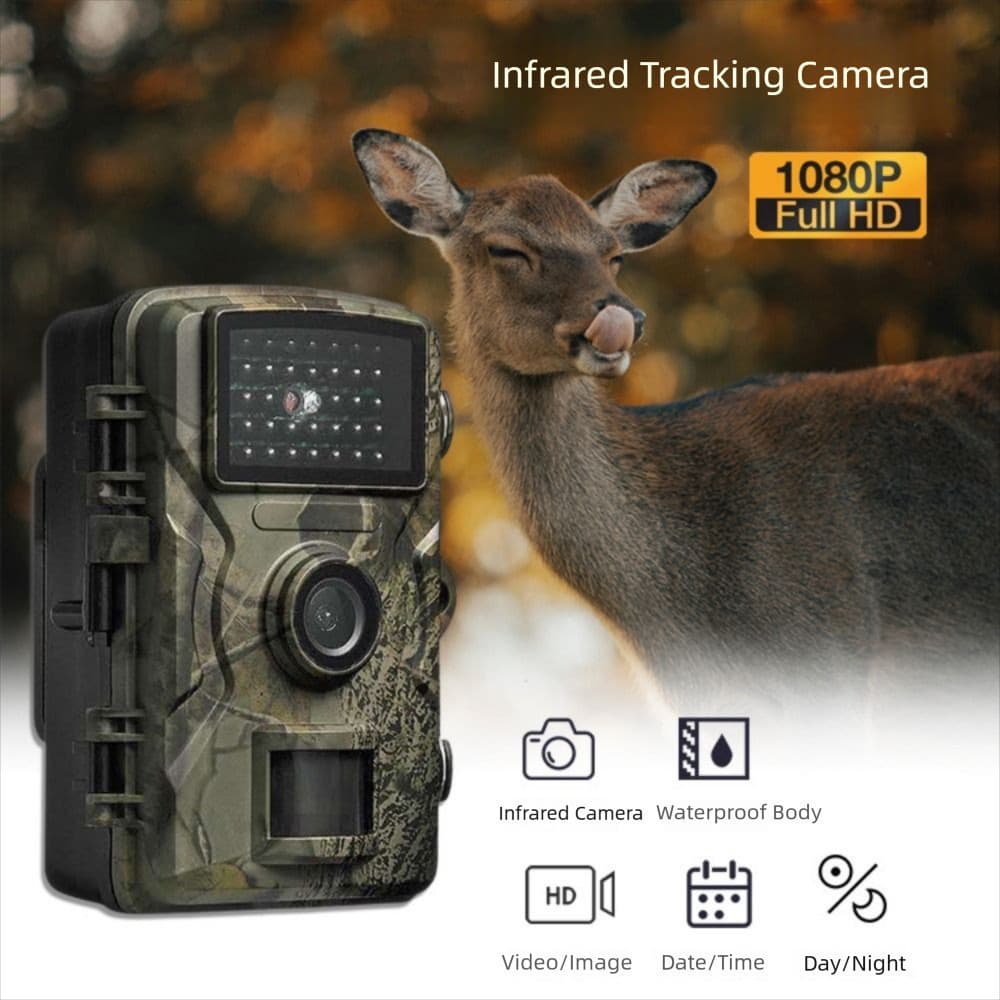 Câmera Infravermelha De Visão Noturna  , De Trilha Externa De Vídeo HD 1080P À Prova D'água IP66 , Automática