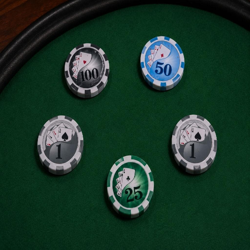 KIT de Fichas De Poker Profissional 14g Cerâmica Polímero Holográfica