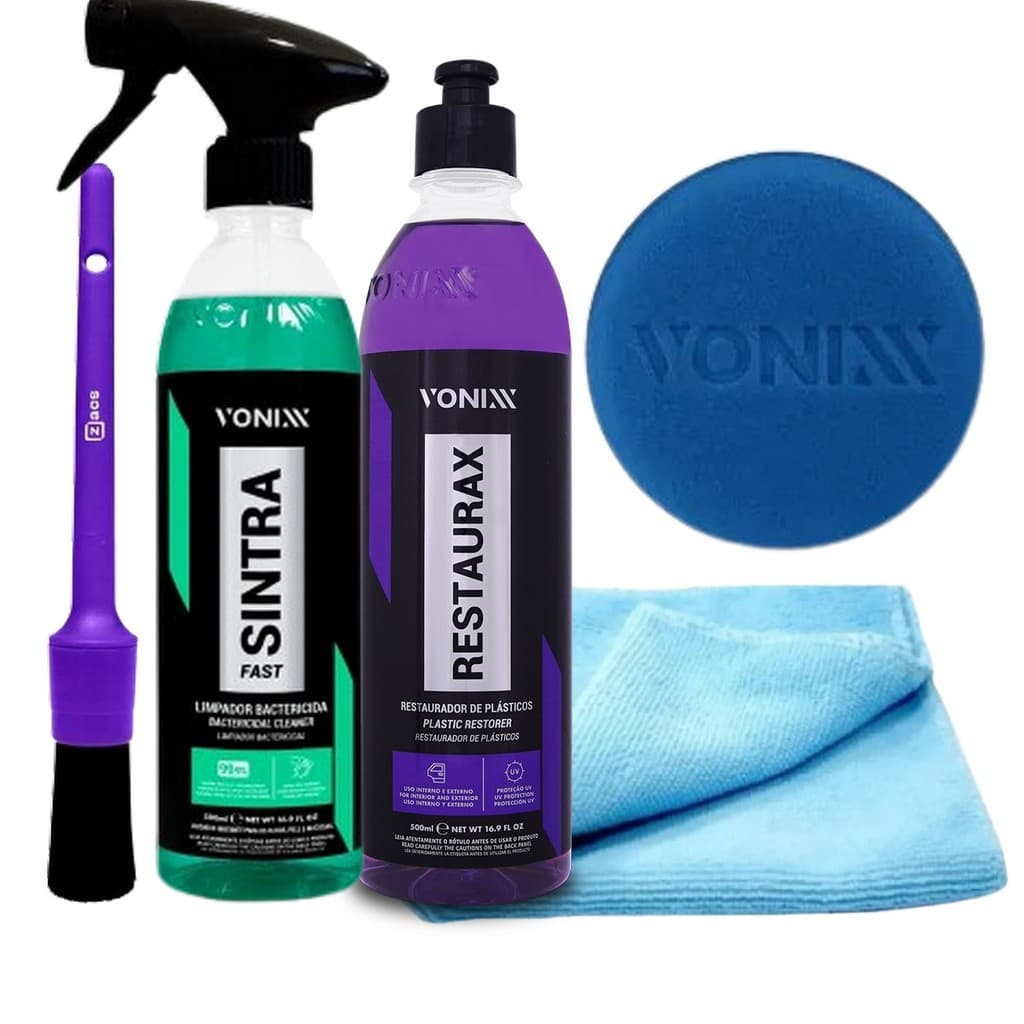 Kit Sintra Fast + Restaurax 500ml + Pano + Aplicador+ Pincel
