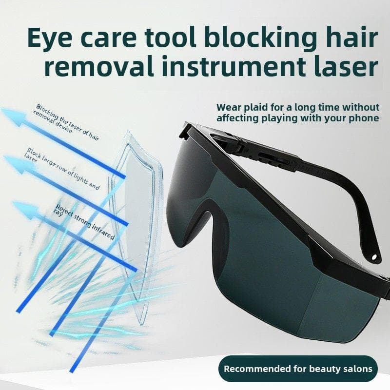 Dispositivo de remoção de pelos, óculos de proteção a Laser de fileira grande, dispositivo de beleza, óculos de sol, dis