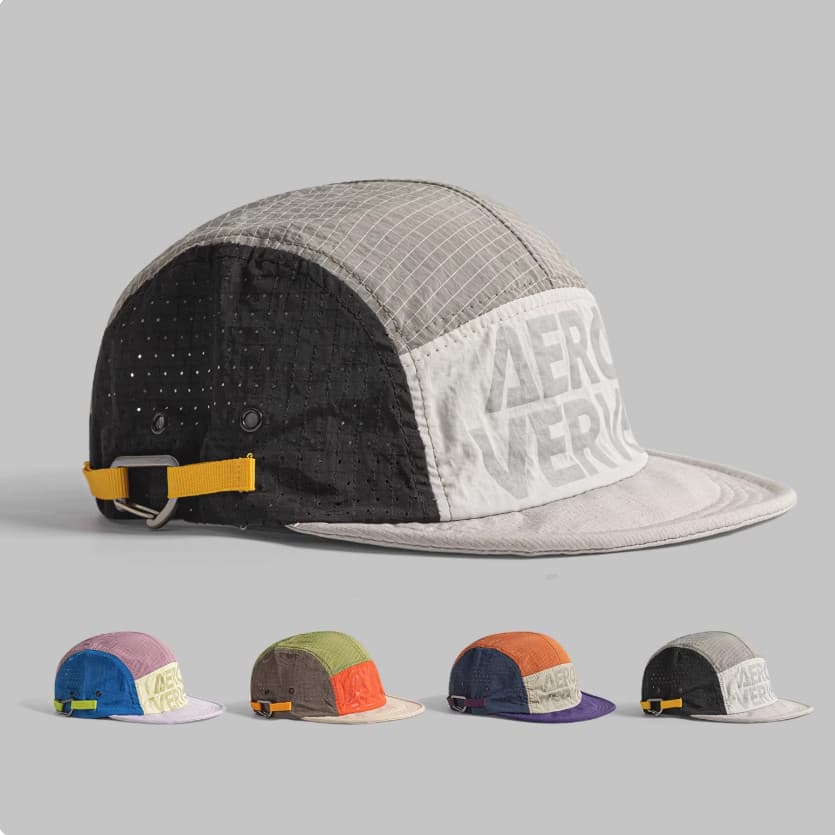 Boné Masculino Aba Curta Bordado Malha Nylon Diário Corrida Ciclismo Praia Moda Chapéu