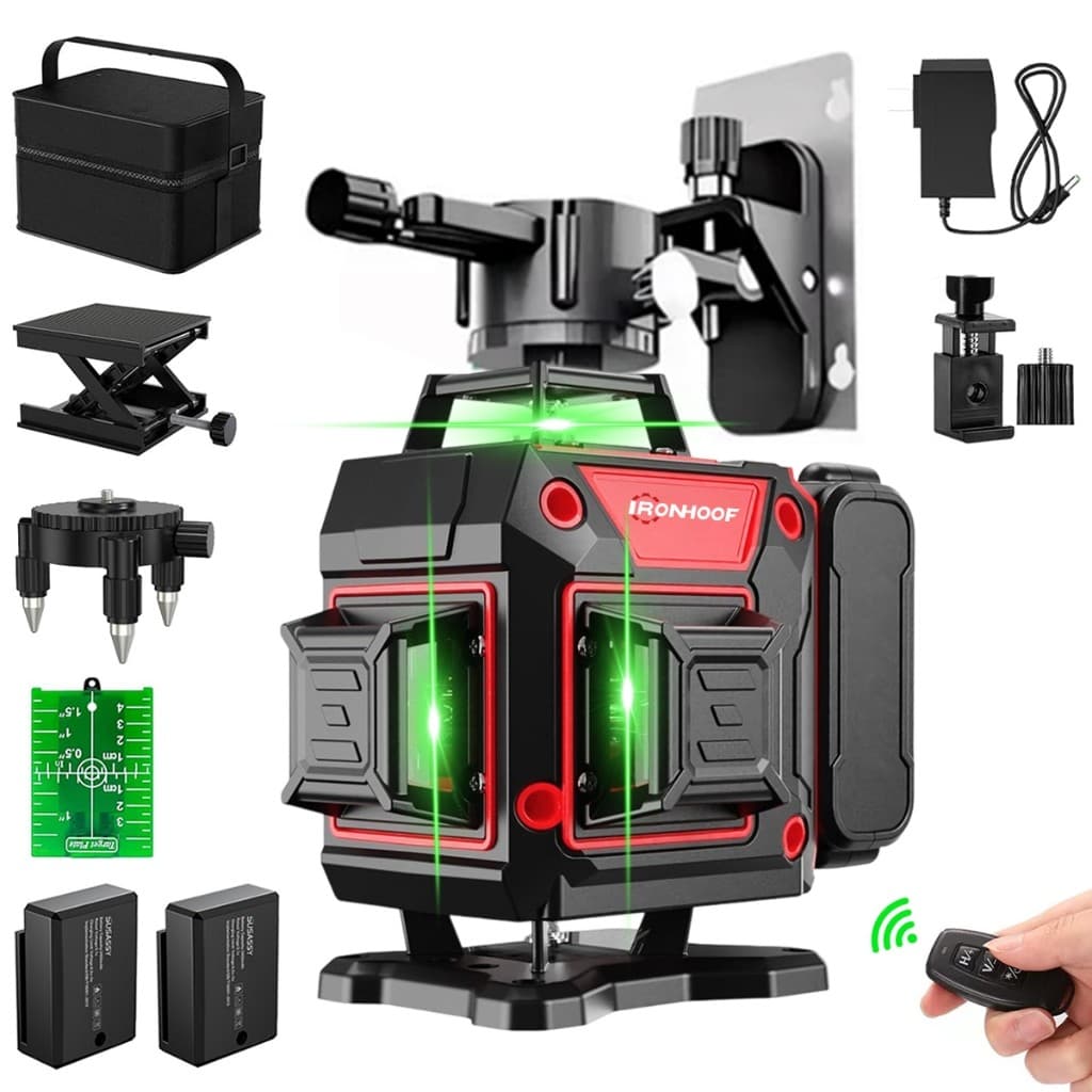Nivel A Laser Profissional 2/16 Linhas Verde Autonivelante ​​360 Grau