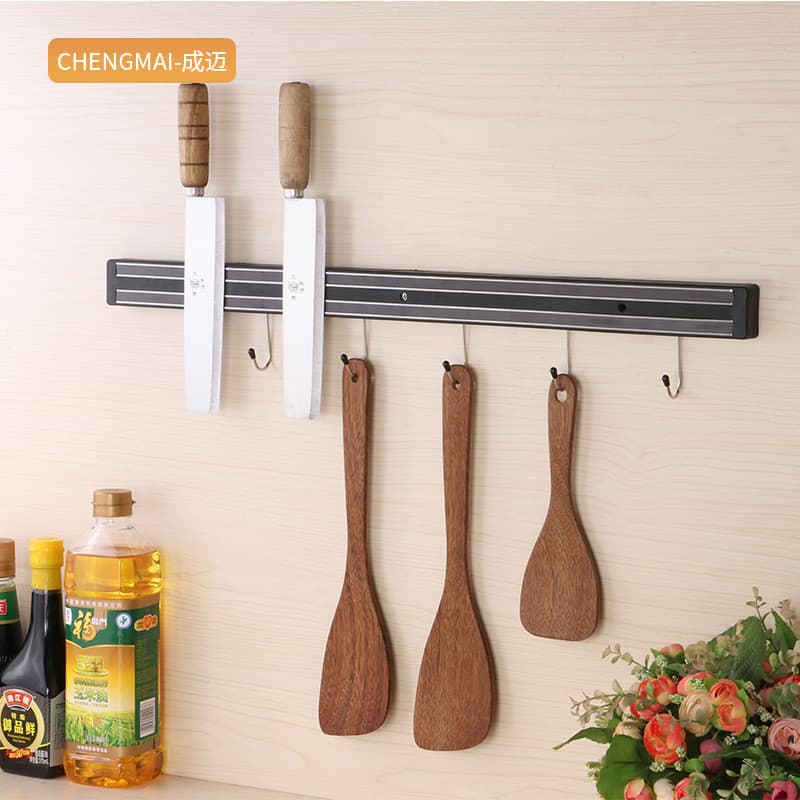 Moderno simples fixado na parede forte magnético faca titular cozinha faca de parede ímã Rack de armazenamento faca supr